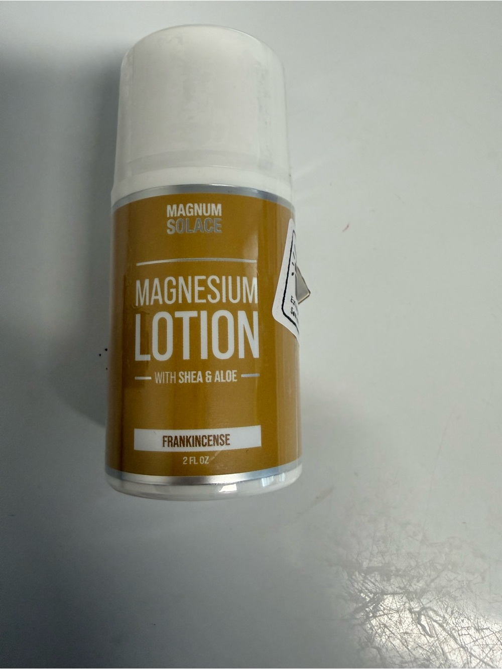 Frankincense Magnesium Lotion – Nourishing Body Moisturizer (Mustard)